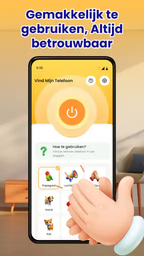 FindMe – Klap, vind je mobiel screenshot