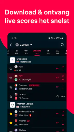 Flashscore: Live Uitslagen screenshot