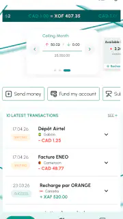 @fric Remit Transfert d'argent screenshot 6