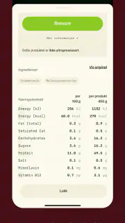 Frifor — Forstå hva du spiser! screenshot 3