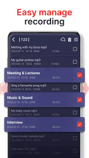 geluidsrecorder screenshot 2