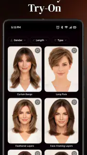Get The Look: Hairstyle Try On screenshot 1