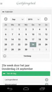 Getijdengebed screenshot 2