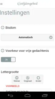Getijdengebed screenshot 5
