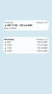 Getijdentabel screenshot 4