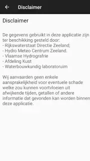 Getijdentabel screenshot 8