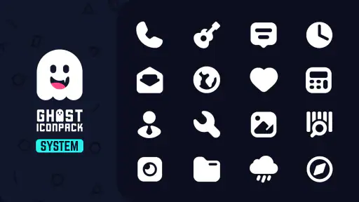 Ghost IconPack screenshot 2