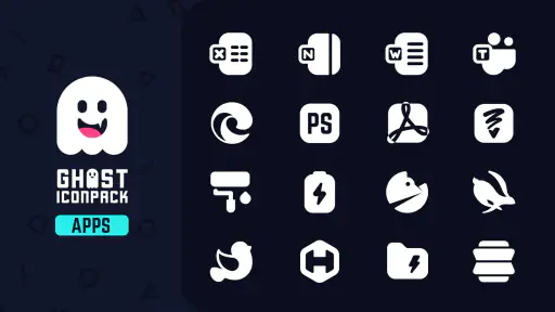 Ghost IconPack screenshot 4