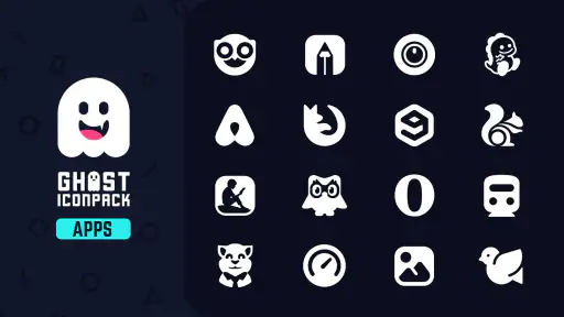 Ghost IconPack screenshot 5