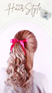 Girls Hairstyle Step By Step screenshot 5