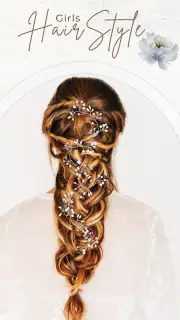 Girls Hairstyle Step By Step screenshot 6