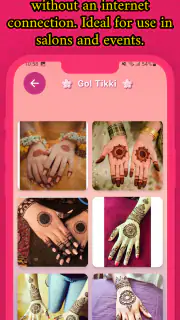 Gol Tikki Mehndi Design Simple screenshot 4