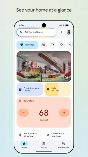 Google Home screenshot