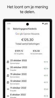 Google Opinion Rewards screenshot 1