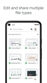 Google Spreadsheets screenshot 4