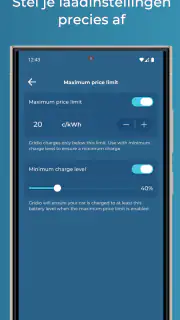 Gridio – slim EV-opladen screenshot 5