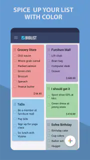 Grocery Shopping List -BudList screenshot 2