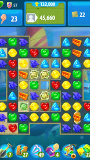 Gummy Drop: match 3 en bouw screenshot 6