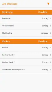 HACCP app Bureau de Wit screenshot 2