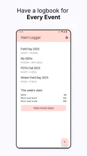 Ham Radio Logger screenshot 1