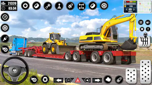 Heavy Truck Driving Cargo Game screenshot 4