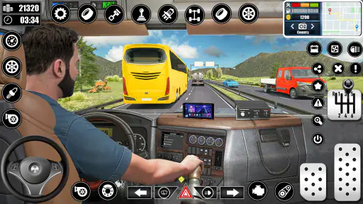 Heavy Truck Driving Cargo Game screenshot 7