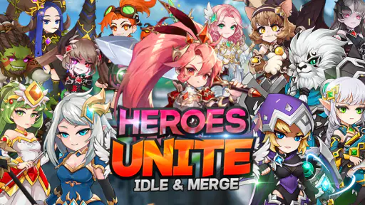 HEROES UNITE : IDLE & MERGE screenshot 5