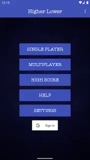 Higher Lower Card Game screenshot 5