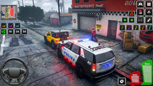 Highway Police Car Patrol Game screenshot 5