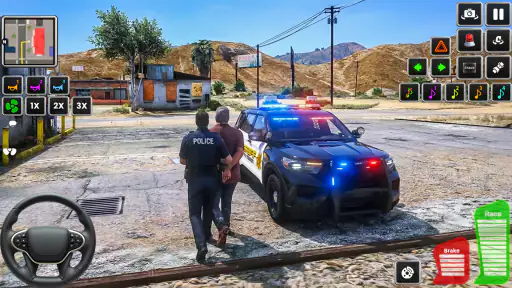 Highway Police Car Patrol Game screenshot 7
