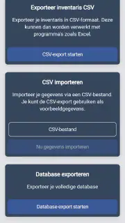 HITS Inventarisbeheer screenshot 5