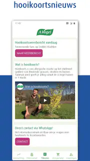 A.Vogel Hooikoortsweerbericht screenshot 3