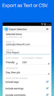 Hours Tracker Time Tracking screenshot 8