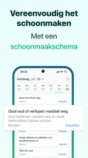 Huishouden & Opruim app screenshot 2
