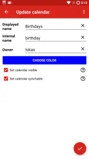 iCal Import/Export CalDAV screenshot 3