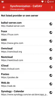 iCal Import/Export CalDAV screenshot 4