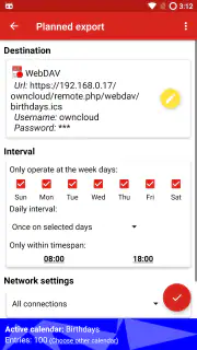 iCal Import/Export CalDAV screenshot 7