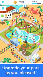 Idle Roller Coaster screenshot 2