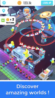 Idle Roller Coaster screenshot 3