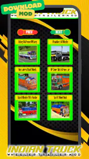 India Truk Wheeler Trailer Mod screenshot 2