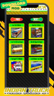 India Truk Wheeler Trailer Mod screenshot 4