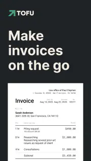 Invoice Maker Tofu & Receipts screenshot 7