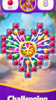 Jewels Match 3 Puzzle: Offline screenshot 2