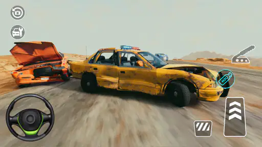 Jumping Car Damage Test Game screenshot 5