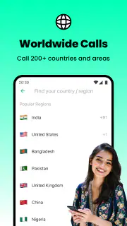 JusCall - Wereldwijde oproepen screenshot 1