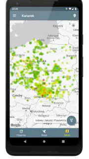 Kanarek - ostrzeżenia o smogu screenshot 2