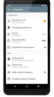 Kanarek - ostrzeżenia o smogu screenshot 8