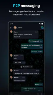 Keet - Private Encrypted Chat screenshot 3