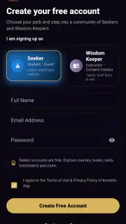 kemetic App - Esoteric Courses screenshot 3