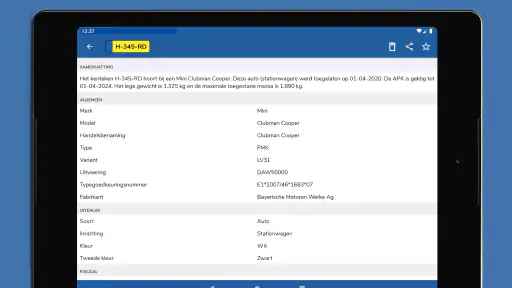 Kenteken Check screenshot 7